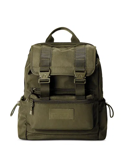Dagne Dover Brooklyn Flap Top Backpack, Dark Moss In Green