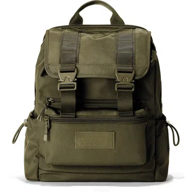 Dagne Dover Brooklyn Flap Top Backpack In Dark Moss