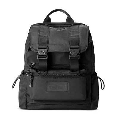 Dagne Dover Brooklyn Flap Top Backpack, Onyx In Black
