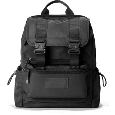 Dagne Dover Brooklyn Flap Top Backpack In Onyx