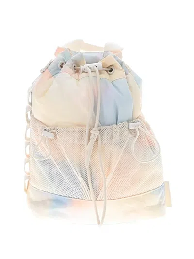 Pre-owned Dagne Dover Bucket Bag In White