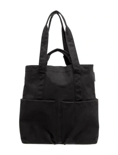 Pre-owned Dagne Dover Canvas Backpack In Black