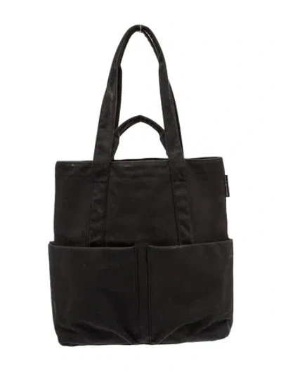 Pre-owned Dagne Dover Canvas Backpack In Black
