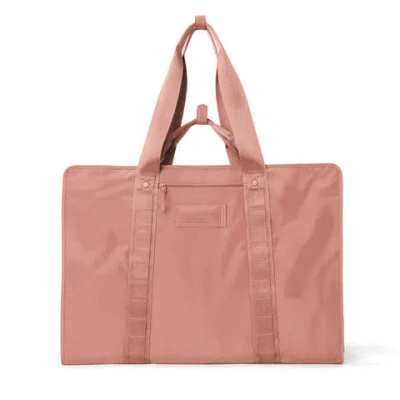 Dagne Dover Capri Garment Bag In Warm Dust In Pink