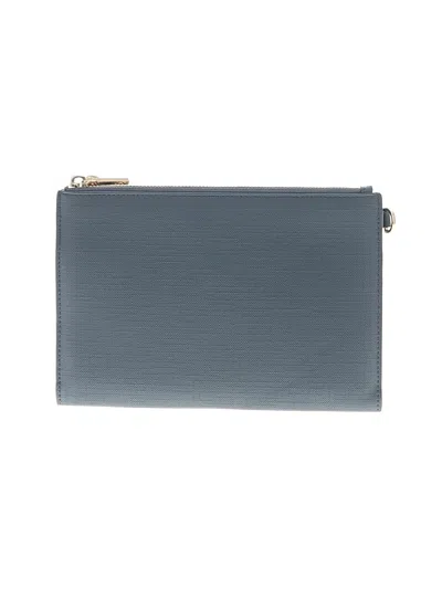 Pre-owned Dagne Dover Clutch In Blue