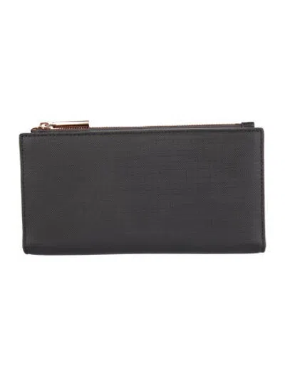 Pre-owned Dagne Dover Continental Wallet In Grey