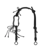 Dagne Dover Corded Adjustable Crossbody Strap In Onyx