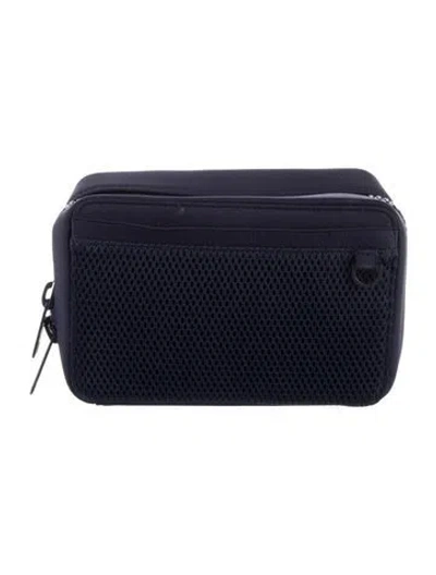 Pre-owned Dagne Dover Cosmetic Bag In Blue
