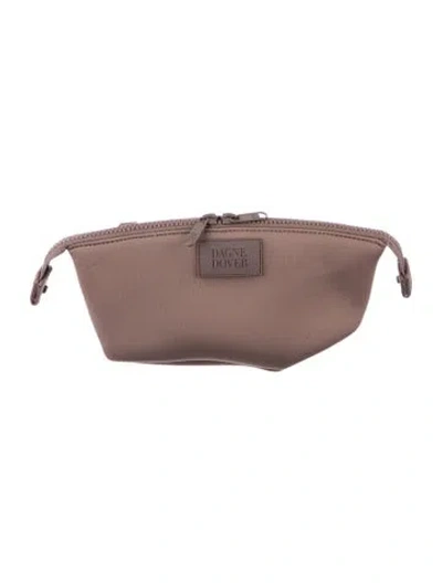 Pre-owned Dagne Dover Cosmetic Bag In Neutral