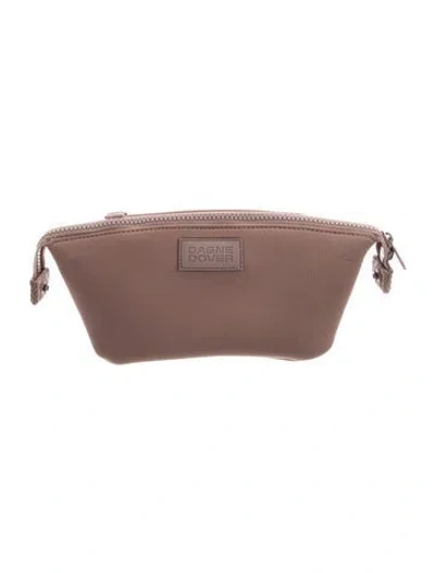 Pre-owned Dagne Dover Cosmetic Bag In Neutral