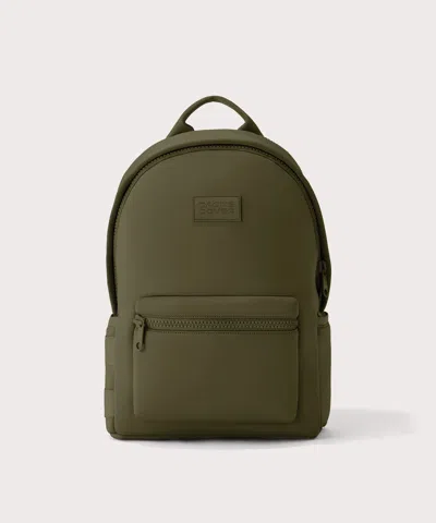 Dagne Dover Dakota Medium Neoprene Backpack In Dark Moss