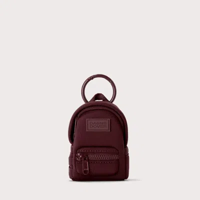 Dagne Dover Dakota Keychain In Burgundy