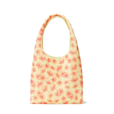 Dagne Dover Dash Grocery Tote In Tropiflora Air Mesh