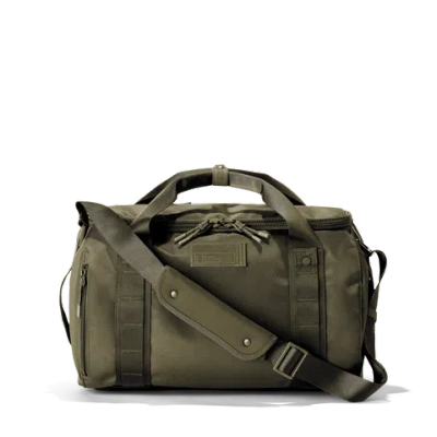 Dagne Dover Denver Convertible Duffle In Dark Moss