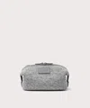 Dagne Dover Hunter Small Neoprene Toiletry Bag In Gray