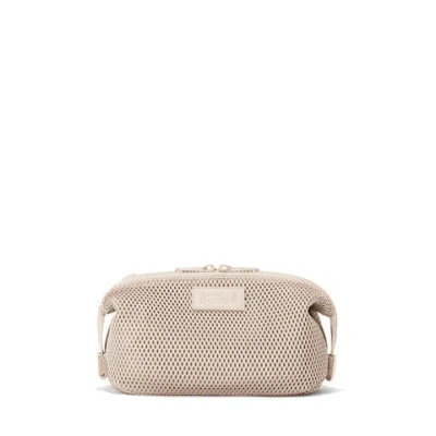 Dagne Dover Hunter Toiletry Bag In Oyster Air Mesh In Neutral