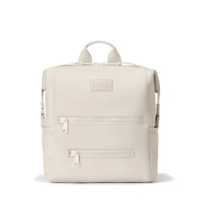 Dagne Dover Indi Diaper Backpack In Oyster In White