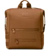 Dagne Dover Indi Large Water Resistant Scuba Knit Diaper Backpack In Brown