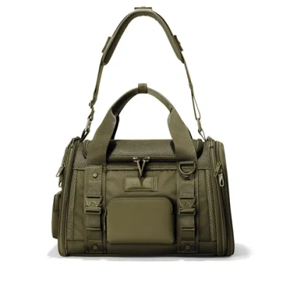 Dagne Dover Kyoto Pet Carrier In Dark Moss In Green