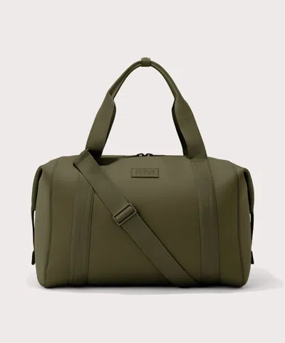 Dagne Dover 365 Large Landon Neoprene Carryall Duffle Bag In Dark Moss