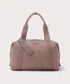 Dagne Dover 365 Large Landon Neoprene Carryall Duffle Bag In Neutral