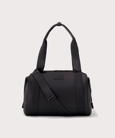 Dagne Dover Medium Landon Neoprene Carryall Duffle Bag In Onyx