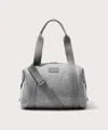 Dagne Dover Landon Medium Neoprene Carryall In Gray