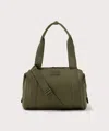 Dagne Dover Medium Landon Neoprene Carryall Duffle Bag In Green