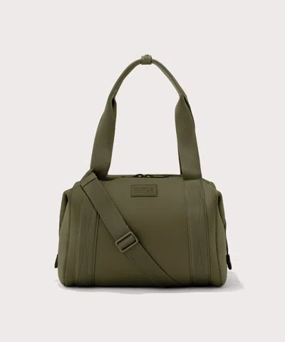Dagne Dover Medium Landon Neoprene Carryall Duffle Bag In Dark Moss