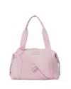 Dagne Dover Landon Carryall Medium Duffle Bag In Pink