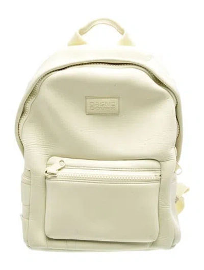 Pre-owned Dagne Dover Leather Backpack In Yellow