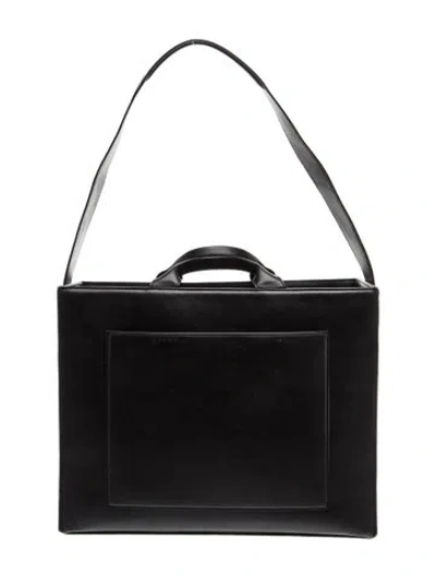 Pre-owned Dagne Dover Leather Briefcase In Black