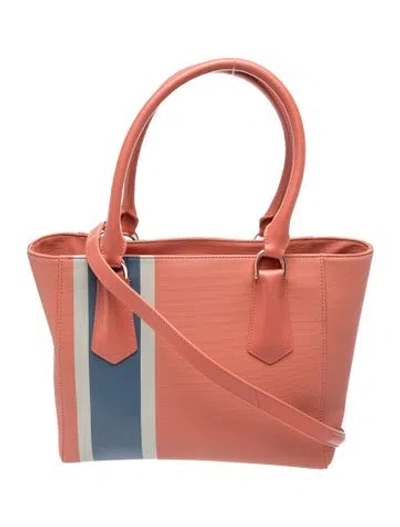 Pre-owned Dagne Dover Leather Tote In Pink