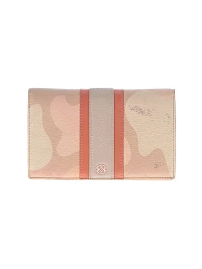 Pre-owned Dagne Dover Leather Wallet In Pink