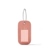 Dagne Dover Lima Silicone Luggage Tag In Warm Dust