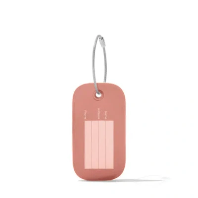 Dagne Dover Lima Silicone Luggage Tag In Warm Dust