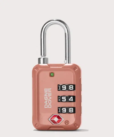 Dagne Dover Lyon Luggage Lock In Pink