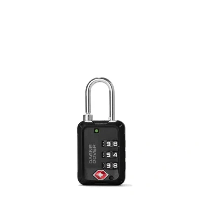 Dagne Dover Lyon Luggage Lock In Onyx In Black