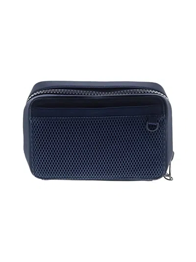 Pre-owned Dagne Dover Makeup Bag In Blue