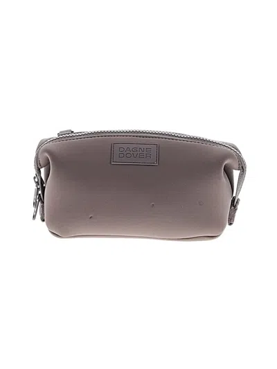Pre-owned Dagne Dover Makeup Bag In Gray