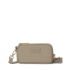 Dagne Dover Mara Phone Sling In Khaki In Gray