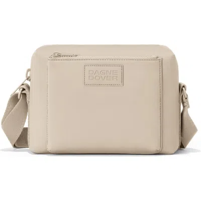 Dagne Dover Micah Neoprene Crossbody Bag In Oyster