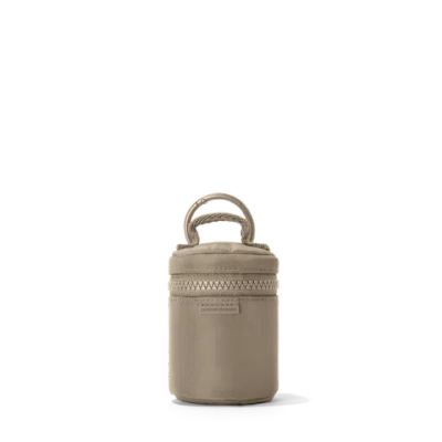 Dagne Dover Mila Keychain In Khaki In Gray