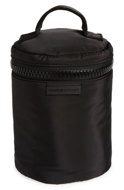 Dagne Dover Mila Repreve® Recycled Polyester Large Toiletry Organizer Bag In Onyx
