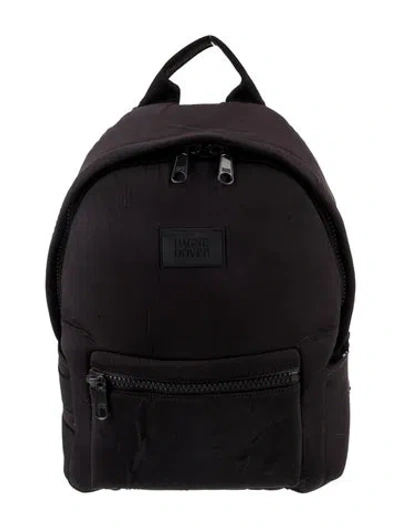 Pre-owned Dagne Dover Neoprene Backpack In Black