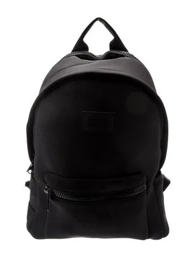 Pre-owned Dagne Dover Neoprene Backpack In Black