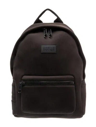 Pre-owned Dagne Dover Neoprene Backpack In Black