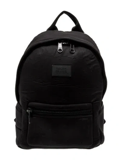 Pre-owned Dagne Dover Neoprene Backpack In Black