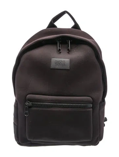Pre-owned Dagne Dover Neoprene Backpack In Black