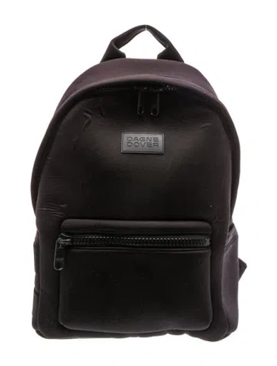 Pre-owned Dagne Dover Neoprene Backpack In Black